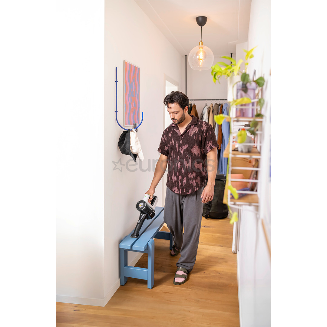 Kärcher VCS 3 Nano Hygiene, balta/melna - Bezvadu putekļu sūcējs