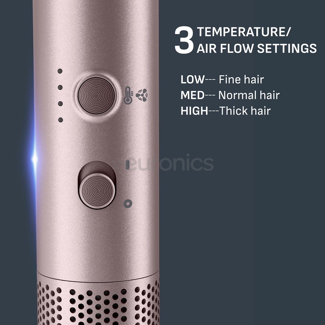 Rowenta Air Nano, 950 W, rozā - Matu veidotājs
