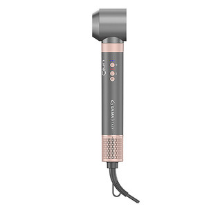 GA.MA uniQ Flow, 1550 W, pelēka/rozā - Matu veidotājs