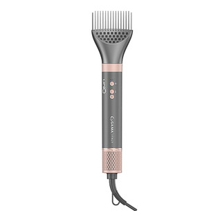 GA.MA uniQ Flow, 1550 W, pelēka/rozā - Matu veidotājs