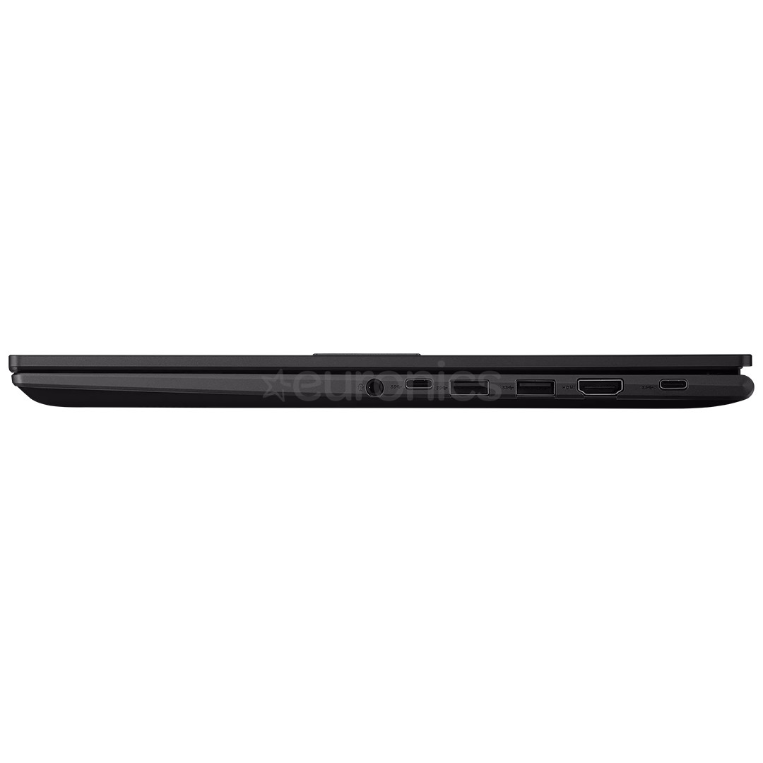 Asus Vivobook 16, 16'', WUXGA, Ryzen 7, 16 GB, 1 TB, ENG, melna - Portatīvais dators