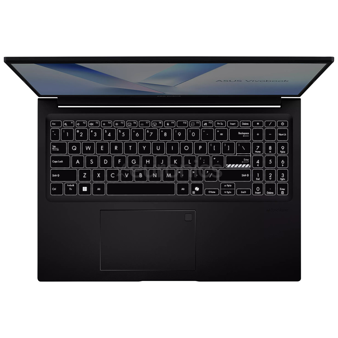 Asus Vivobook 16, 16'', WUXGA, Ryzen 7, 16 GB, 1 TB, ENG, melna - Portatīvais dators