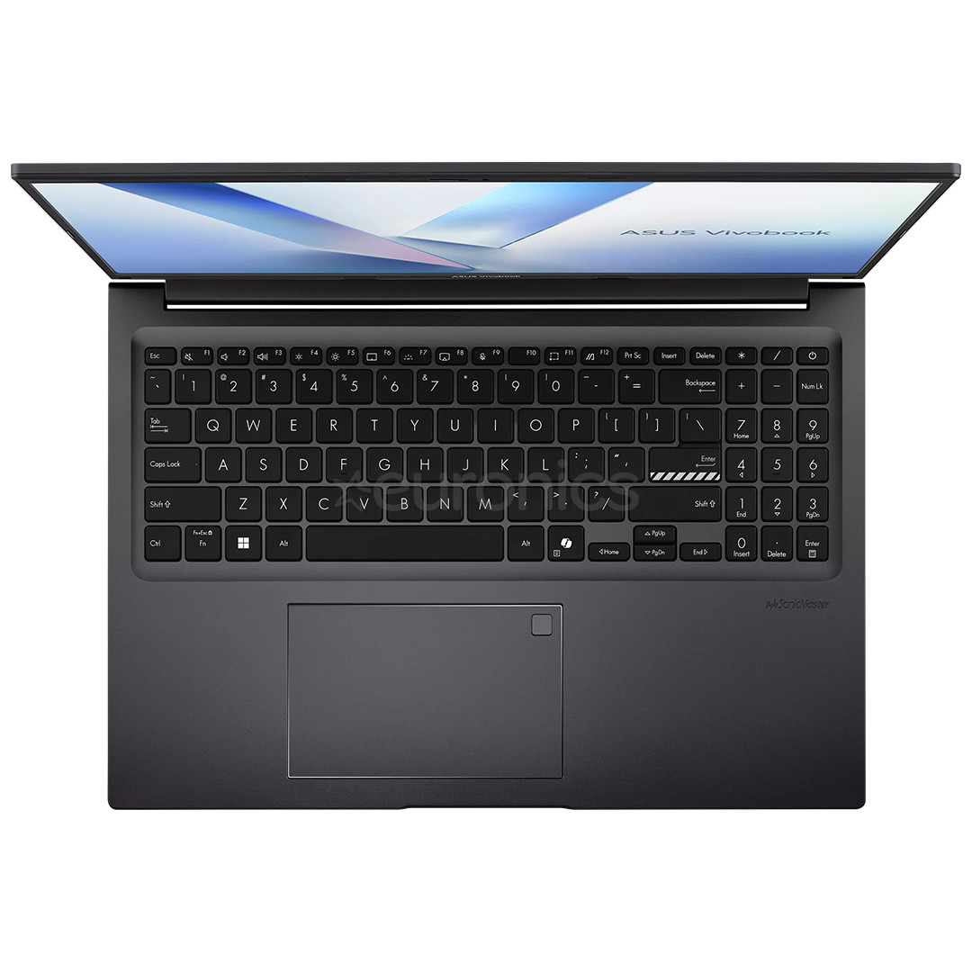 Asus Vivobook 16, 16'', WUXGA, Ryzen 7, 16 GB, 1 TB, ENG, melna - Portatīvais dators