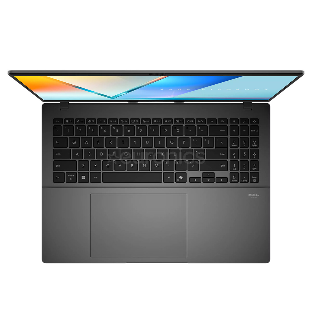 Asus Vivobook S16, 16'', WUXGA, Ryzen 7, 16 GB, 1 TB, ENG, melna - Portatīvais dators