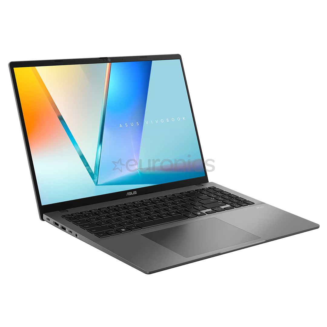 Asus Vivobook S16, 16'', WUXGA, Ryzen 7, 16 GB, 1 TB, ENG, melna - Portatīvais dators