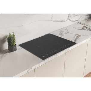 Whirlpool, platums 59 cm, melna - Iebūvējama indukcijas plīts virsma