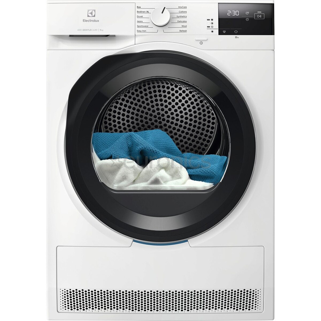 Electrolux 600 Series GentleCare, 9 kg, dziļums 63.8 cm - Veļas žāvētājs
