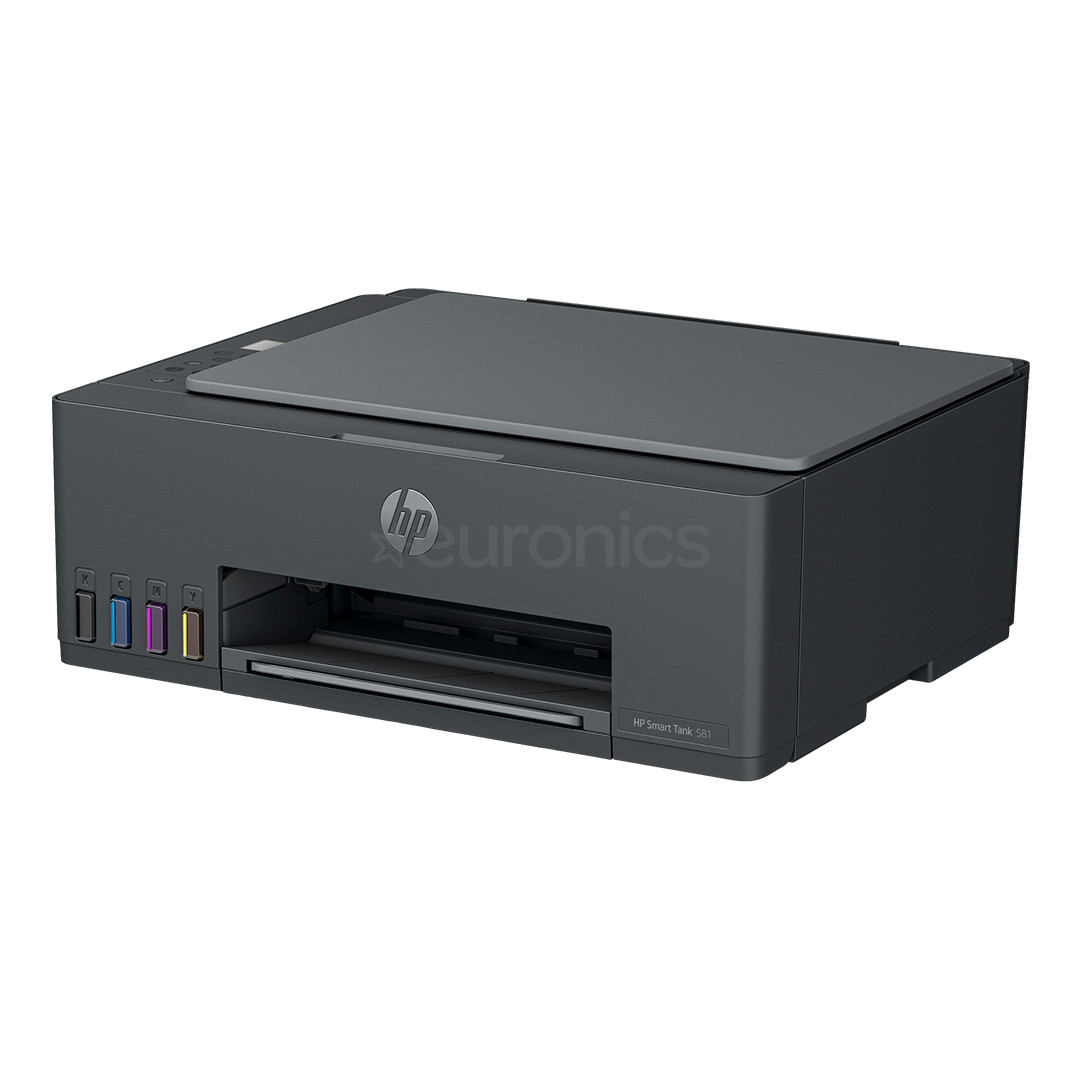 HP Smart Tank 581, melna - Daudzfunkciju tintes printeris