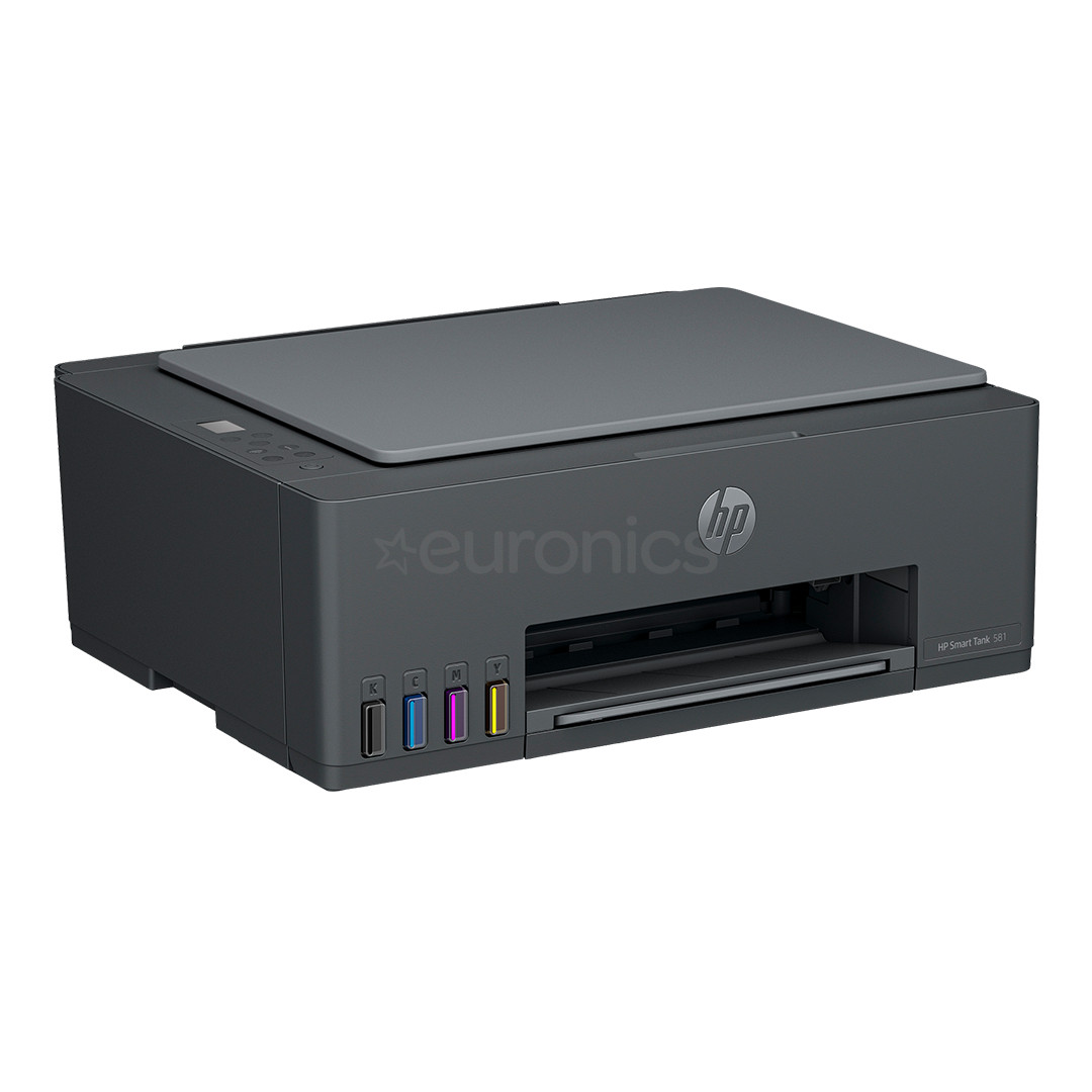 HP Smart Tank 581, melna - Daudzfunkciju tintes printeris
