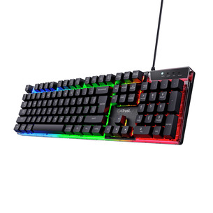 Trust GXT 835 Azor, US, black - Keyboard