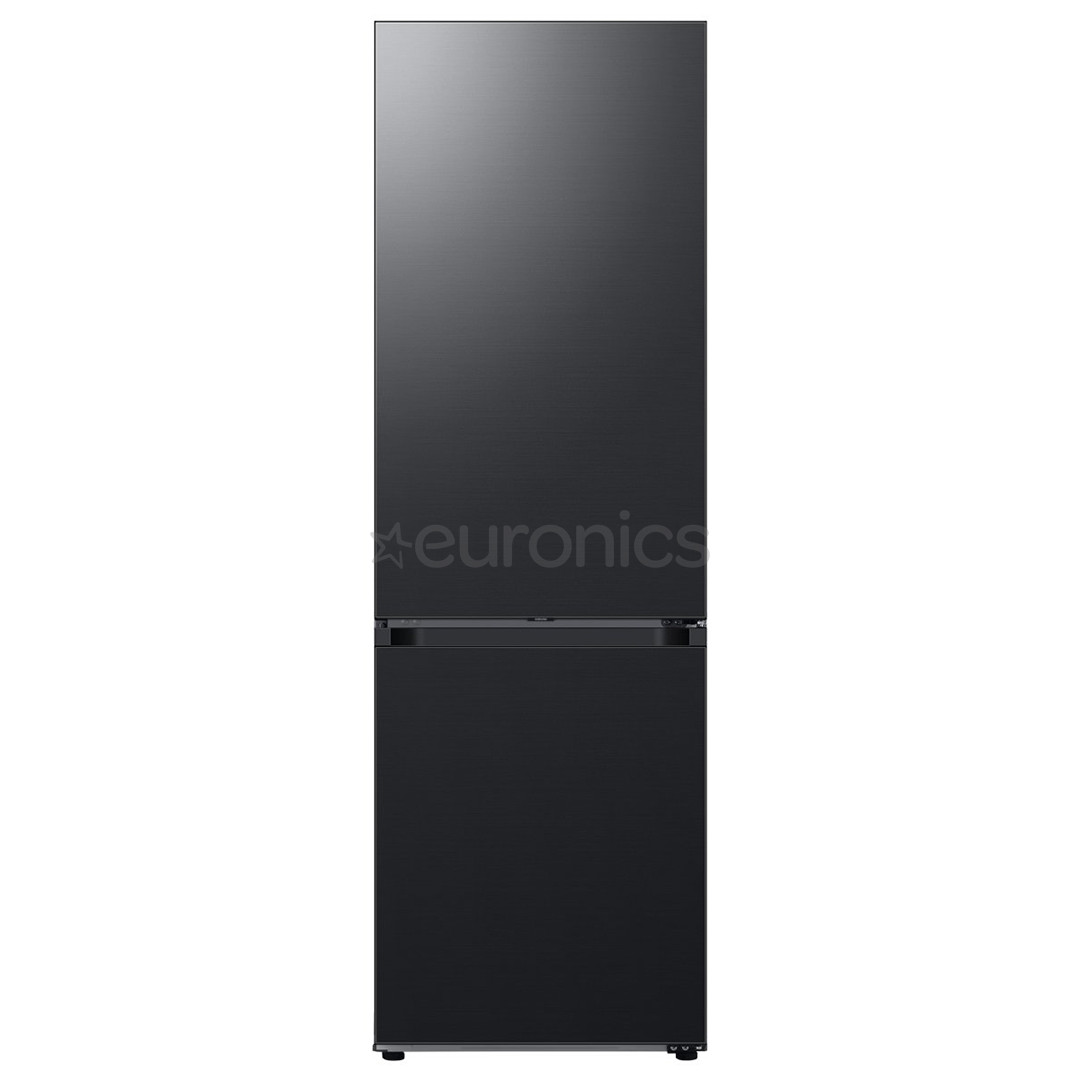 Samsung BeSpoke, NoFrost, augstums 186 cm, 344 L, melna - Ledusskapis RB34C7B5EB1/EF
