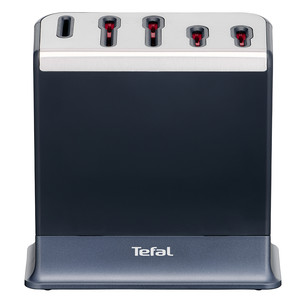 Tefal EverSharp, 5 piederumi, nerūsējošā tērauda - Nažu komplekts ar statīvu