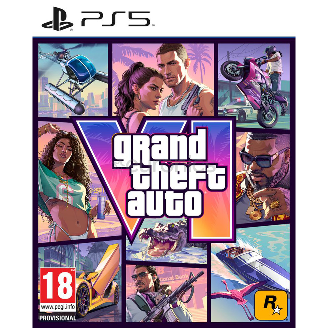 Grand Theft Auto VI, PlayStation 5 - Spēle 5026555439800