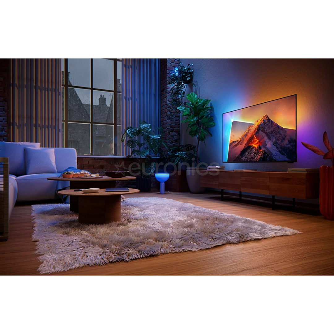 Philips PQS8611, 50'', 4K UHD, QLED, black - TV