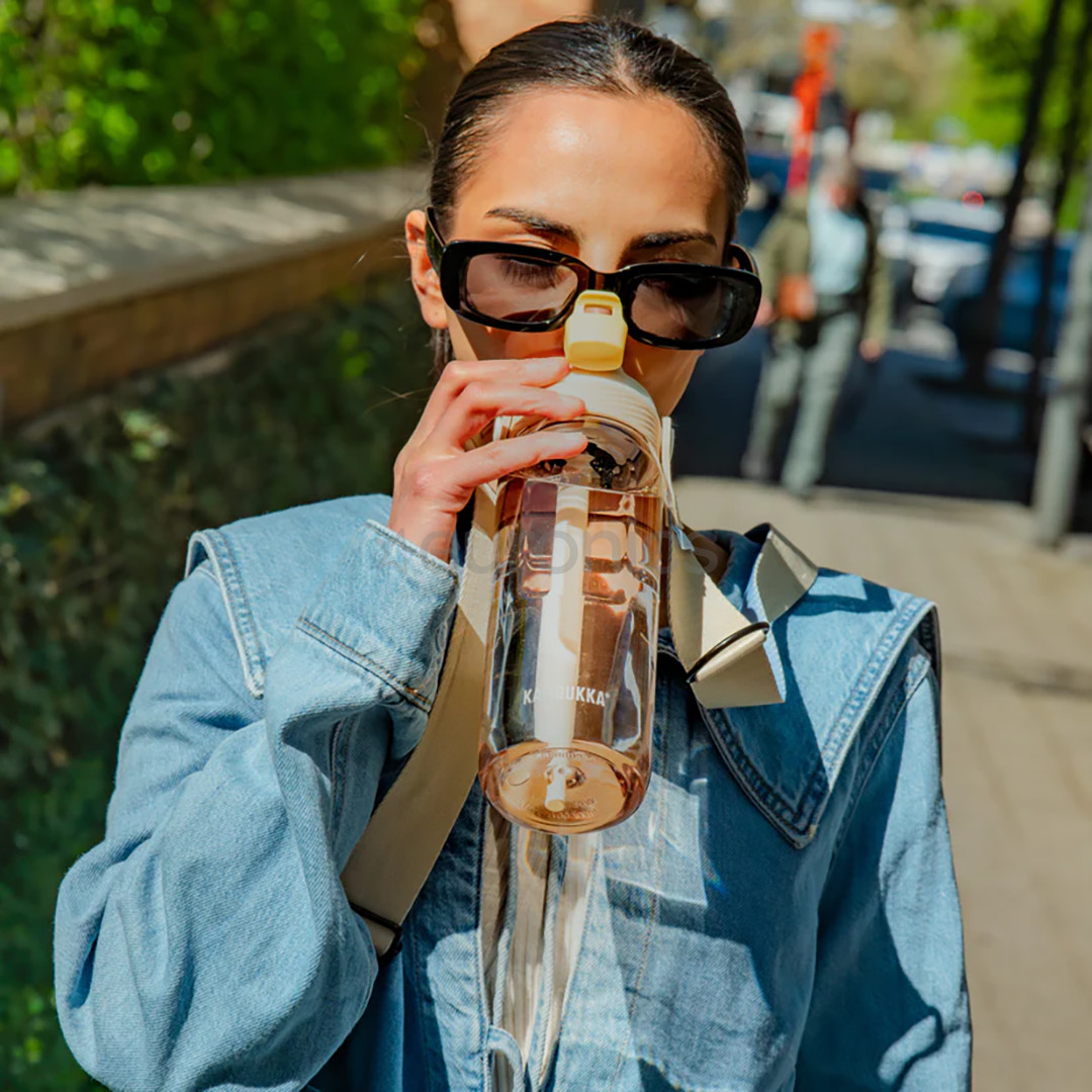 Kambukka Dupla, Desert Sand, 750 ml, yellow/brown - Water bottle