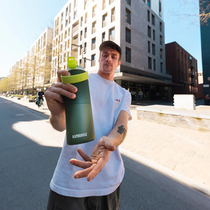 Kambukka Dupla Insulated, Pine Forest, 750 ml, zaļa - Ūdens pudele