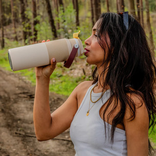 Kambukka Dupla Insulated, Desert Sand, 1000 ml, beige - Water bottle