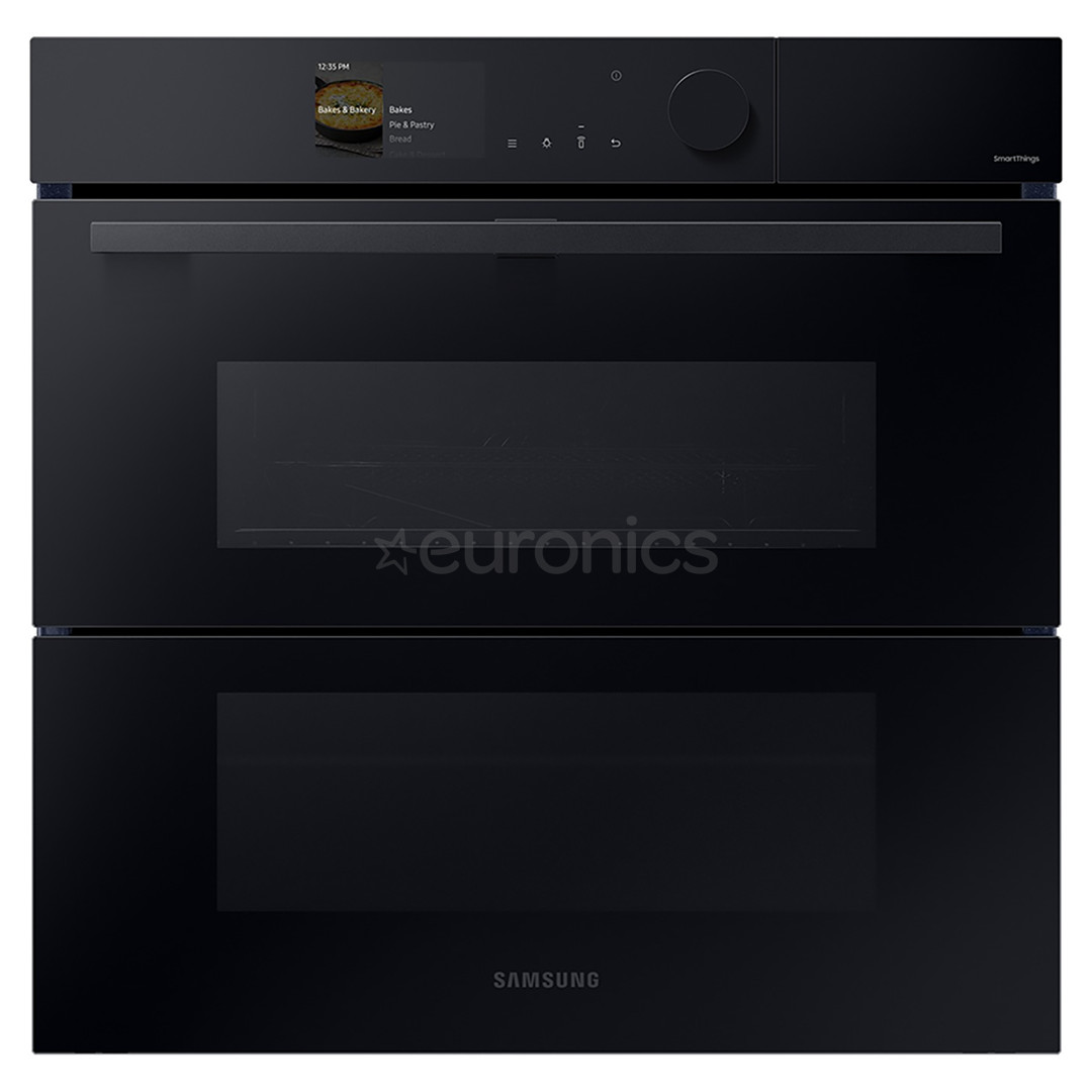 Samsung Dual Cook, pirolītiskā tīrīšana, 76 L, melna - Iebūvējama elektriskā cepeškrāsns NV7B6795JAK/U3