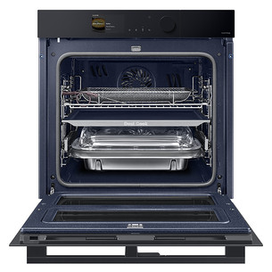 Samsung Dual Cook, pirolītiskā tīrīšana, 76 L, melna - Iebūvējama elektriskā cepeškrāsns