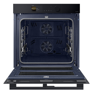 Samsung Dual Cook, pirolītiskā tīrīšana, 76 L, melna - Iebūvējama elektriskā cepeškrāsns