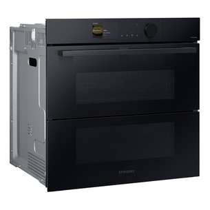 Samsung Dual Cook, pirolītiskā tīrīšana, 76 L, melna - Iebūvējama elektriskā cepeškrāsns