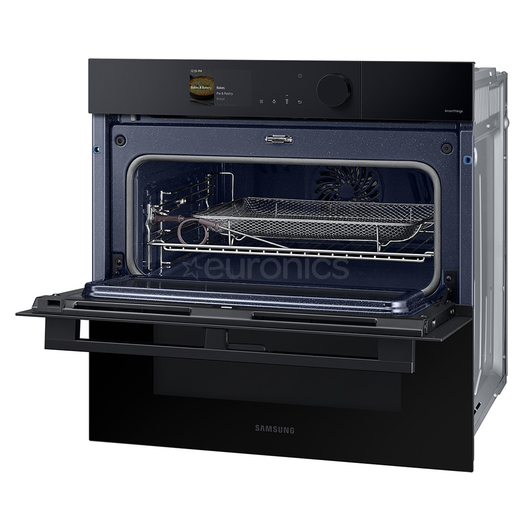 Samsung Dual Cook, pirolītiskā tīrīšana, 76 L, melna - Iebūvējama elektriskā cepeškrāsns