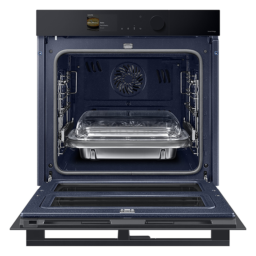 Samsung Dual Cook, pirolītiskā tīrīšana, 76 L, melna - Iebūvējama elektriskā cepeškrāsns