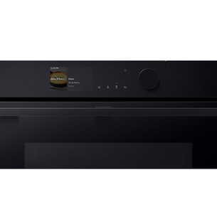 Samsung Dual Cook, pirolītiskā tīrīšana, 76 L, melna - Iebūvējama elektriskā cepeškrāsns