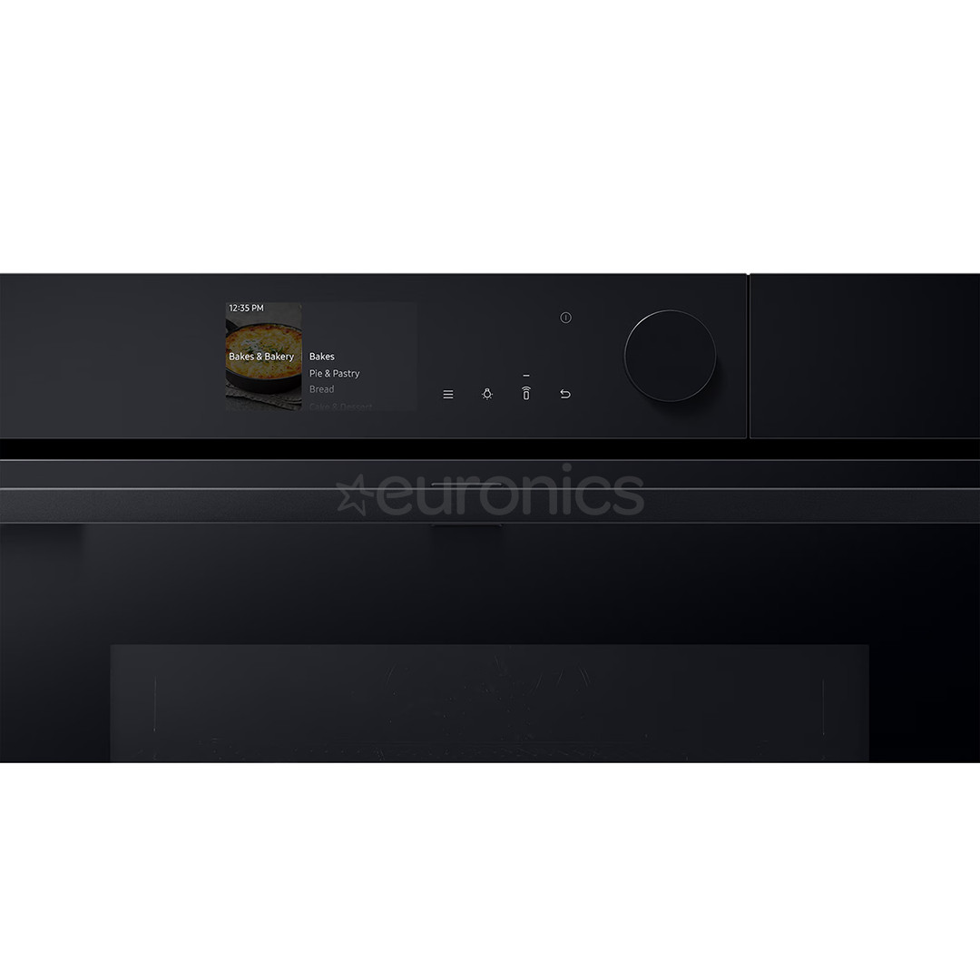 Samsung Dual Cook, pirolītiskā tīrīšana, 76 L, melna - Iebūvējama elektriskā cepeškrāsns