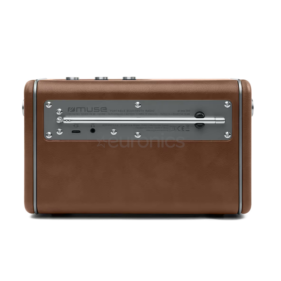 Muse M-098 BR, Bluetooth, brown - Portable radio
