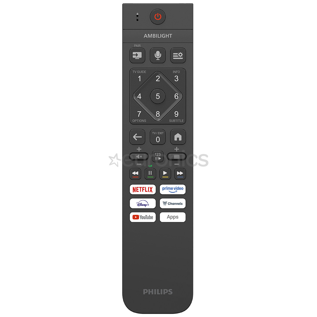 Philips The One PQS9011, 65'', 4K UHD, QLED, черный - Телевизор