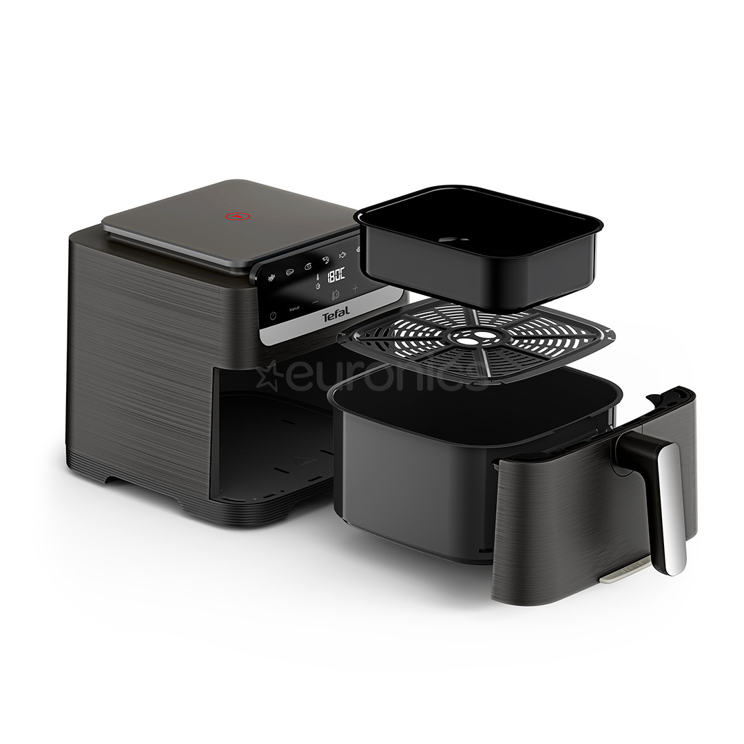 Tefal Easy Fry Mega Compact, 2020 Вт, 7,5 л, темно-серый - Аэрогриль