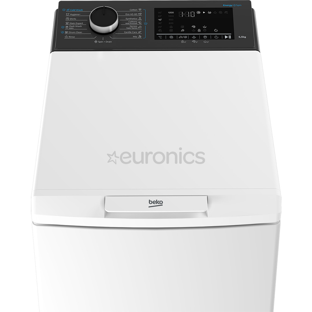 Beko, 6.5 kg, depth 60 cm, 1200 rpm - Top load washing machine