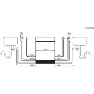 Electrolux 800 Series, CleaningPerformance, 14 комплектов посуды - Интегрируемая посудомоечная машина