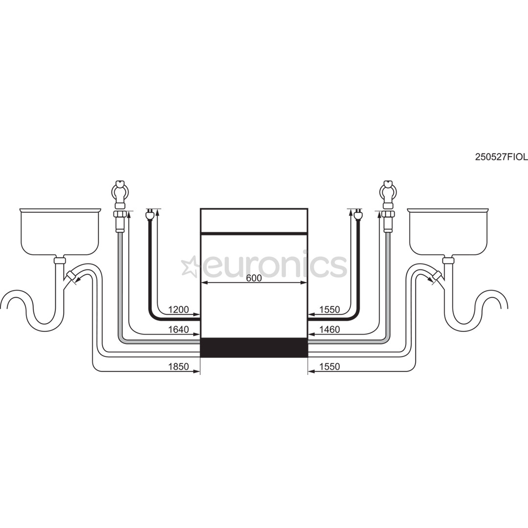 Electrolux 800 Series, CleaningPerformance, 14 комплектов посуды - Интегрируемая посудомоечная машина