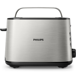 Philips Viva Collection, 950 W, black/inox - Toaster