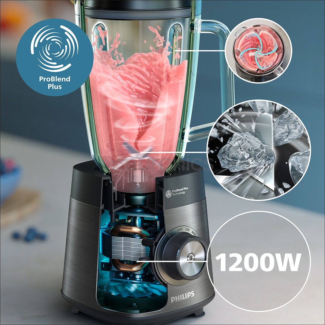 Philips 5000, melna - Blenderis