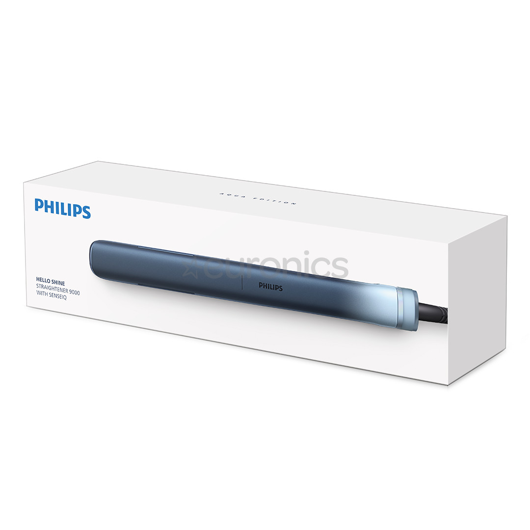 Philips Aqua Edition 9000, Aqua SenseIQ, tumši zila - Matu taisnotājs
