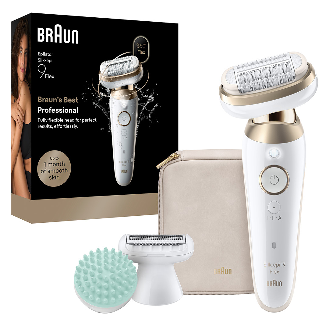 Braun Silk epil 9 Flex, balta - Epilators