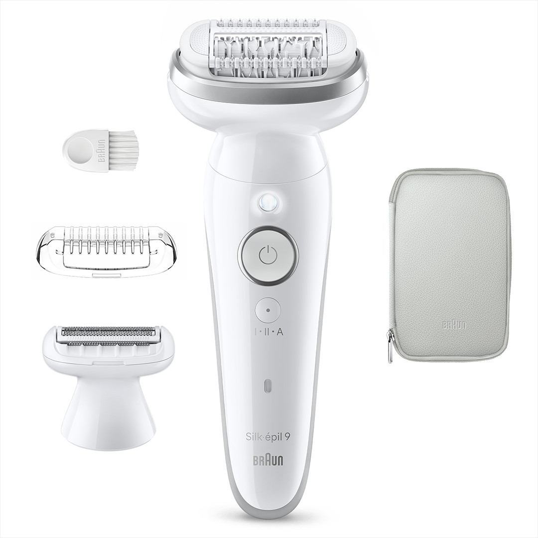 Braun Silk epil 9, Wet & Dry, white - Epilator