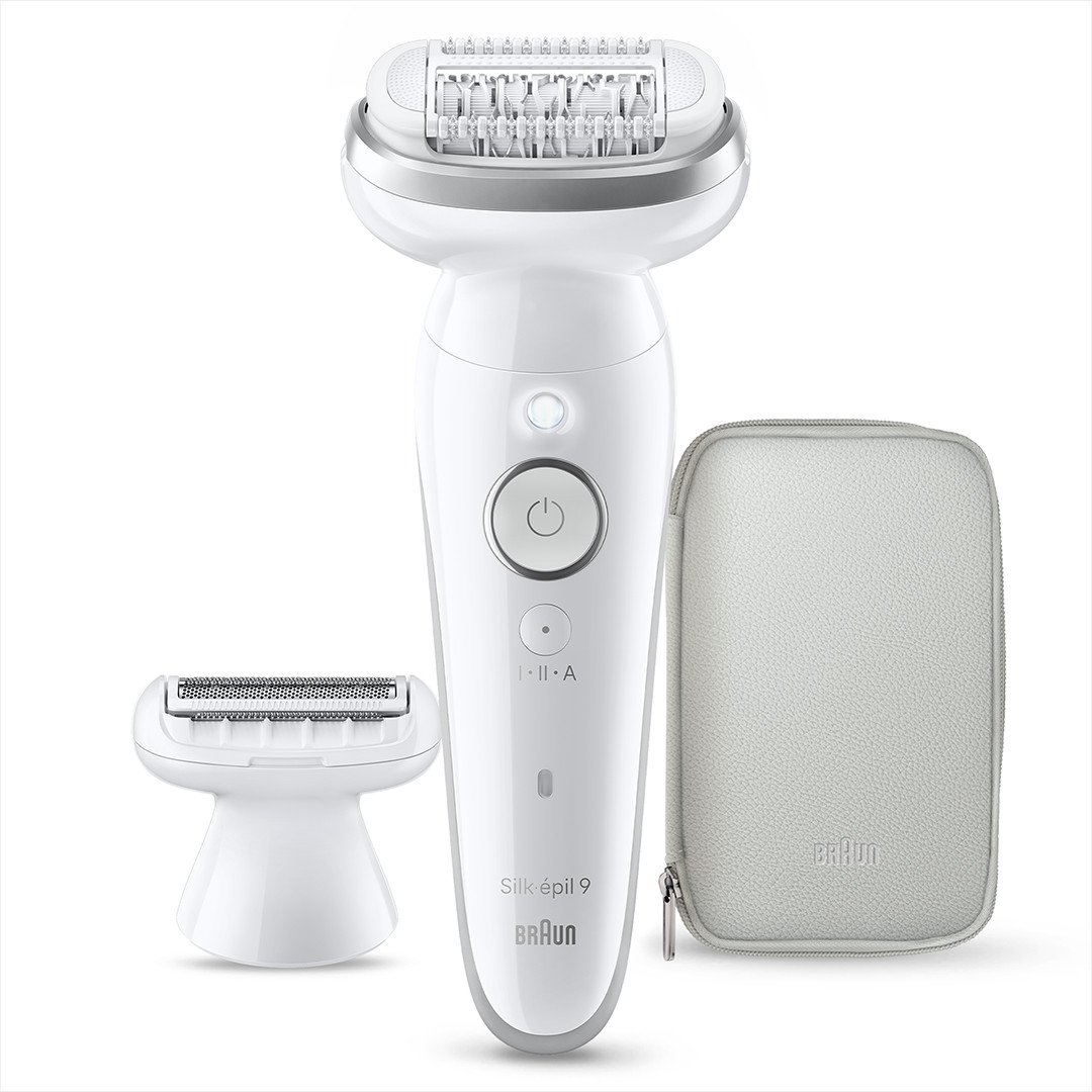 Braun Silk epil 9, Wet & Dry, white - Epilator