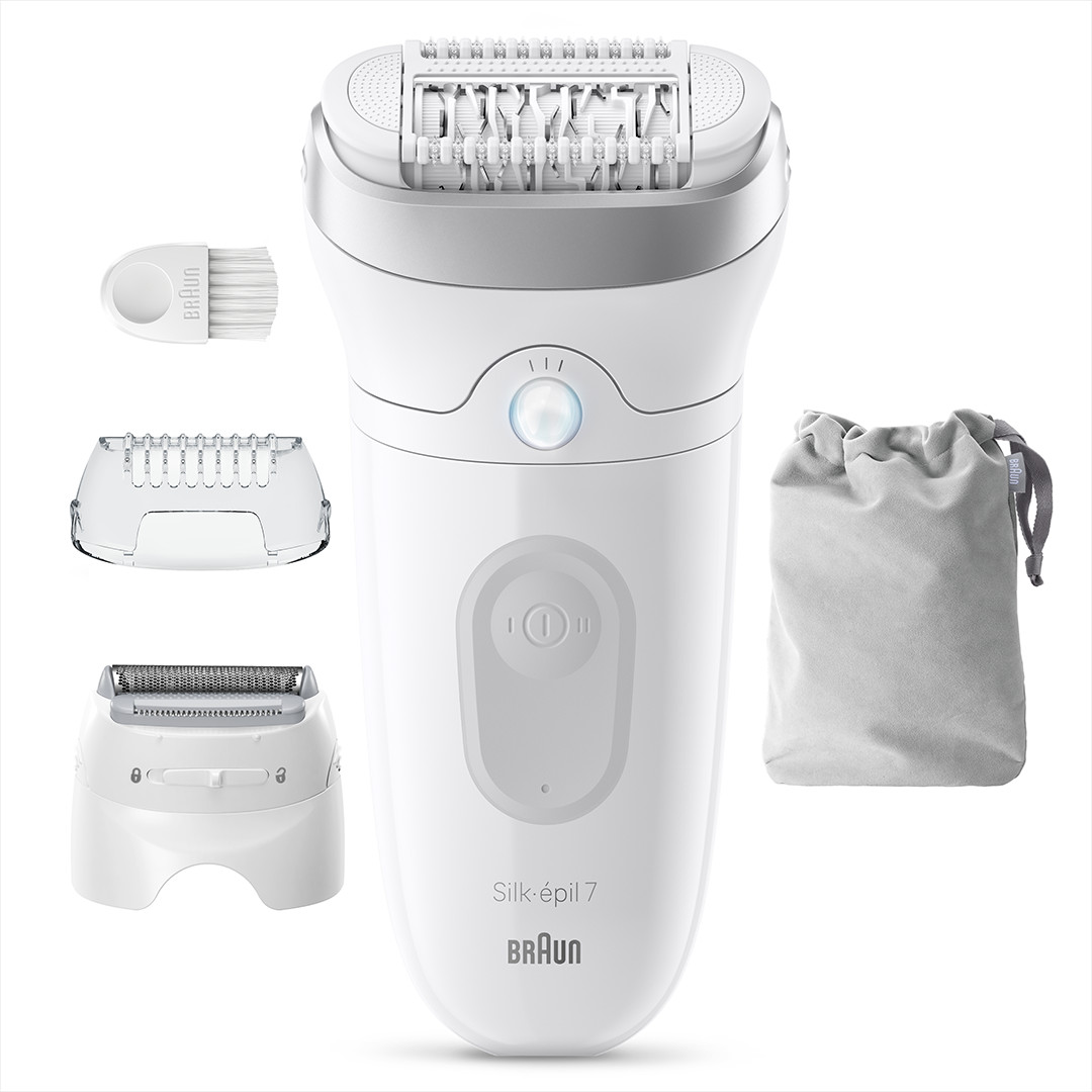 Braun Silk epil 7, white - Epilator