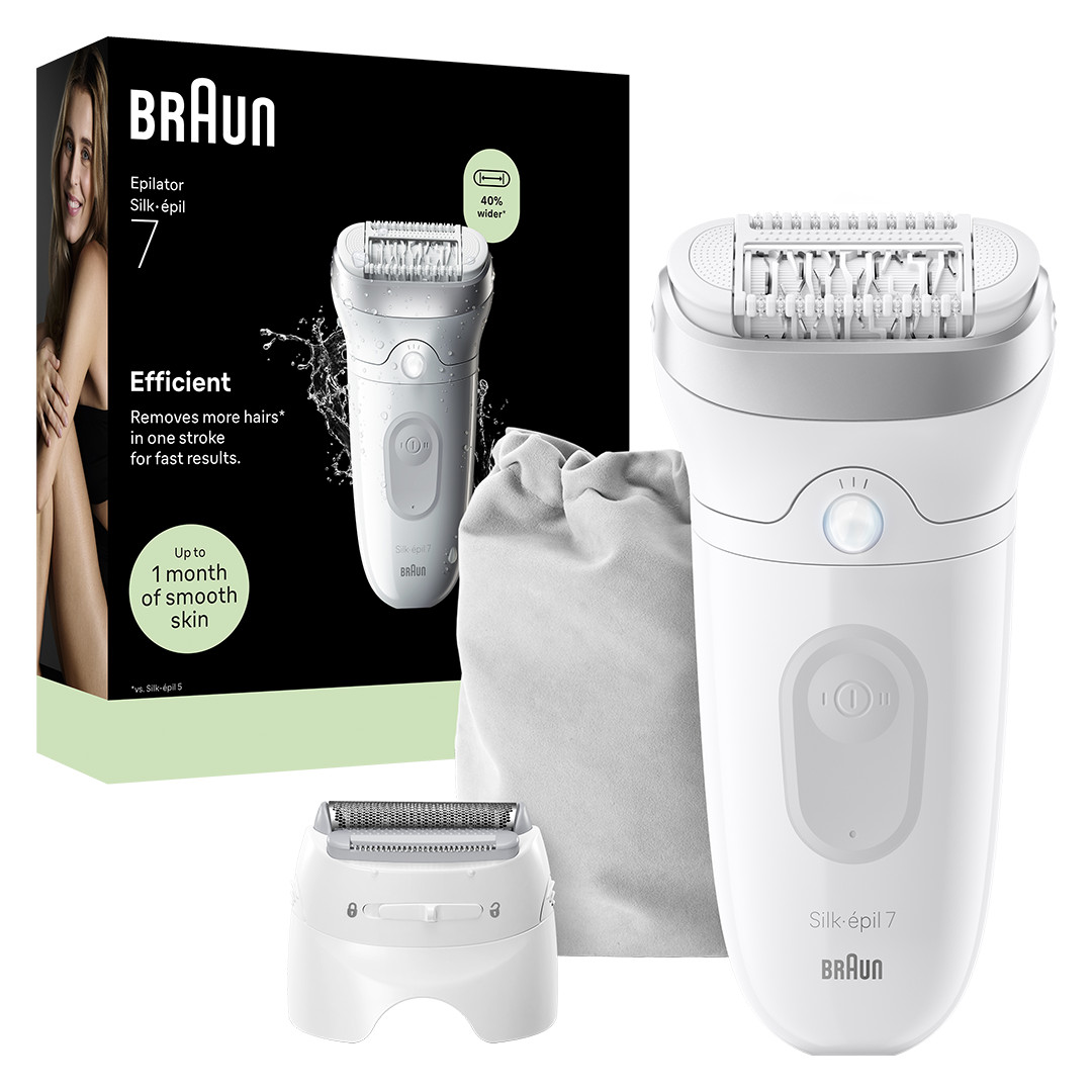 Braun Silk epil 7, white - Epilator