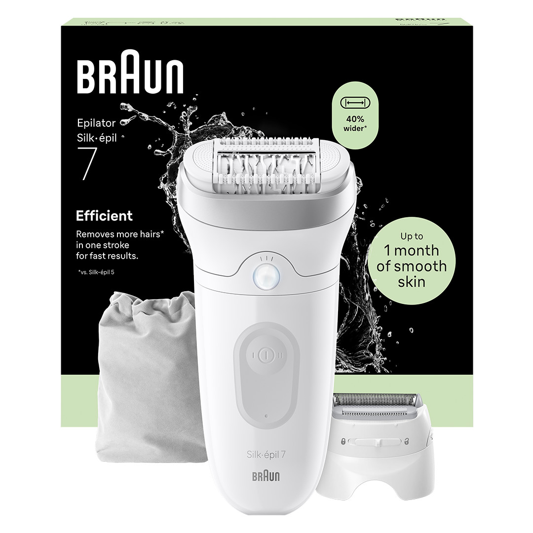 Braun Silk epil 7, white - Epilator