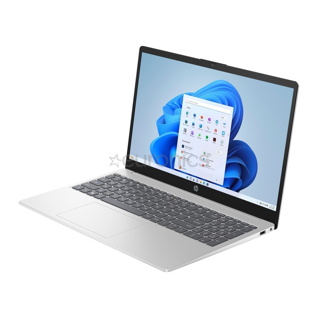 HP Laptop 15 fd1065, 15,6'', Ultra 5, 24 GB, 512 GB, ENG, sudraba - Portatīvais dators