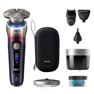 Philips i9000 Prestige Ultra, SkinIQ Pro, Wet & Dry, violet - Shaver XP9407/37