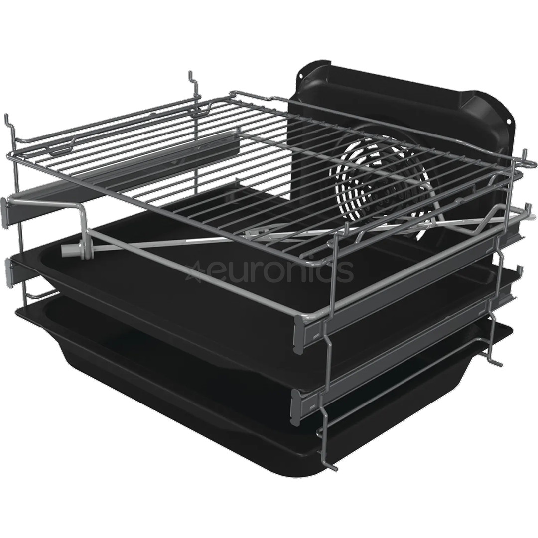 Gorenje, 70 L, width 50 cm, white - Gas cooker with electric oven