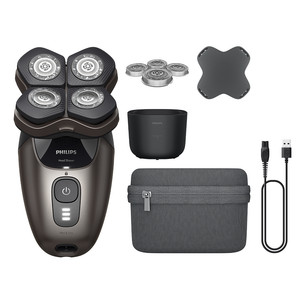 Philips Head Shaver Pro 9000, Wet & Dry, бронзовый - Бритва для головы HS9980/16