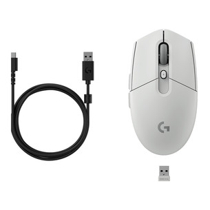 Logitech G305 X Superlight, balta - Bezvadu datorpele