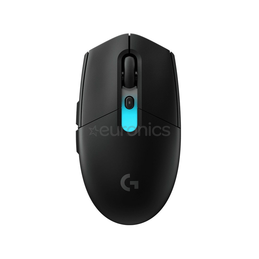 Logitech G305 X Superlight, melna - Bezvadu datorpele